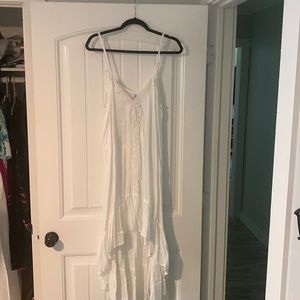 White beach dress